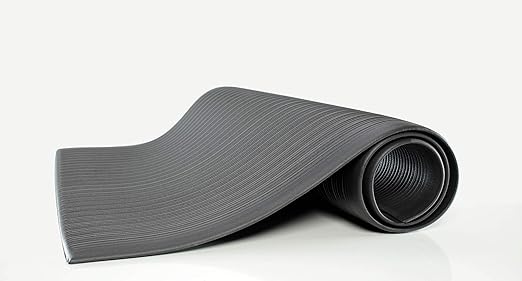 Guardian Air Step Anti-Fatigue Floor Mat, Vinyl, 27"x60", Gray, Reduces fatigue and discomfort, Can be easily cut to fit any space