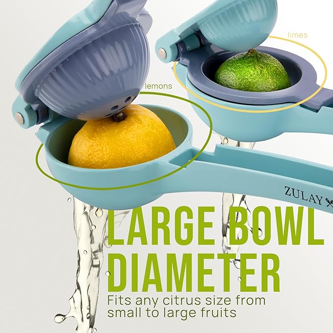 ZK Lemon Squeezer - 2 in 1 - Light Blue & Purple Slate