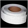 White Reflective Tape 2 inch Wide, Outdoor Waterproof Hazard Conspicuity Warning Industrial Marking Tape (66 feet)