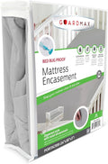 Guardmax Jersey Knitted Mini Crib Size Zippered Mattress Encasement - Waterproof & Bed Bug Proof Mattress Protector - Comfortable, Soft, and Noiseless Zippered Bedding - Dust Mite Proof (24 x 38 x 3)