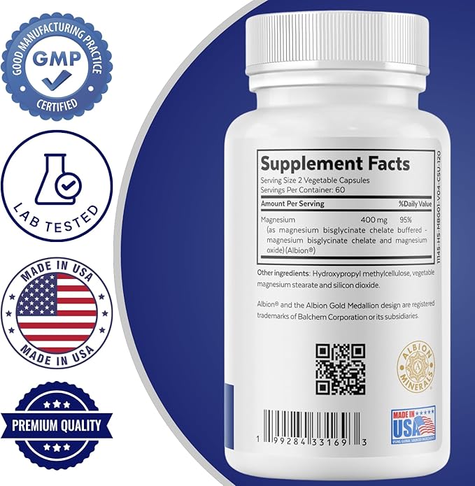 ALA & ALC Complex + Brain Support + Magnesium Bisglycinate Bundle | Energy, Focus, Memory, Cognitive Support, Nerve Health, Calm & Daily Wellness