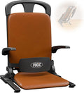 VOCIC Upgrade Electric Floor Lift for Elderly Falls, Heavy Duty Lift Chair with T-stabilized Base, Help You Get Up from Floor, Support Up to 440 LBS, AX15 (Orange)