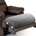 Wesiti Recliner Foot Pillow Cushion High Resilience Sherpa Memory Foam Bolster Sleeping Rest Multipurpose Half Roll Leg Pillow Suitable for Bed Chair Sofa Headrest Back Lumbar Leg Support(Light Gray)