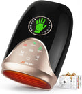Hand Massager with Heat and Compression : Hand and Wrist Massager with Customizable Modes, Finger Stretch Function, Visual Display, Palm Roller - Daily Comfort for Women, Men, Home, Office Use