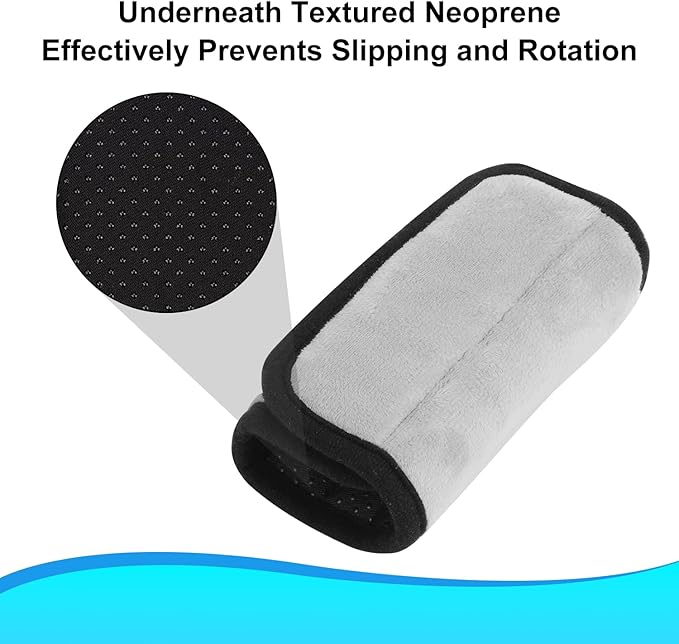 supregear Walker Grips (2 Pack), Soft Padded Hand Covers, Non-Slip Comfortable Cushion Padding for Folding Walker Handle, Moisture Wicking Mobility Accessory