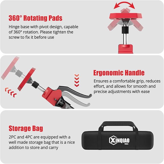 XINQIAO Cabinet Jacks for Installing Cabinets, Heavy Duty Third Hand Tools Adjustable Support Pole from 49.2 in to 114.2 in, 1 PC