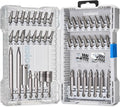 toolant Magnetic Screwdriver Bit Set, Impact Driver Bit Set, 1/4'' Hex S2 Steel Impact Driver Bit Set with Storage Box, 46-Piece