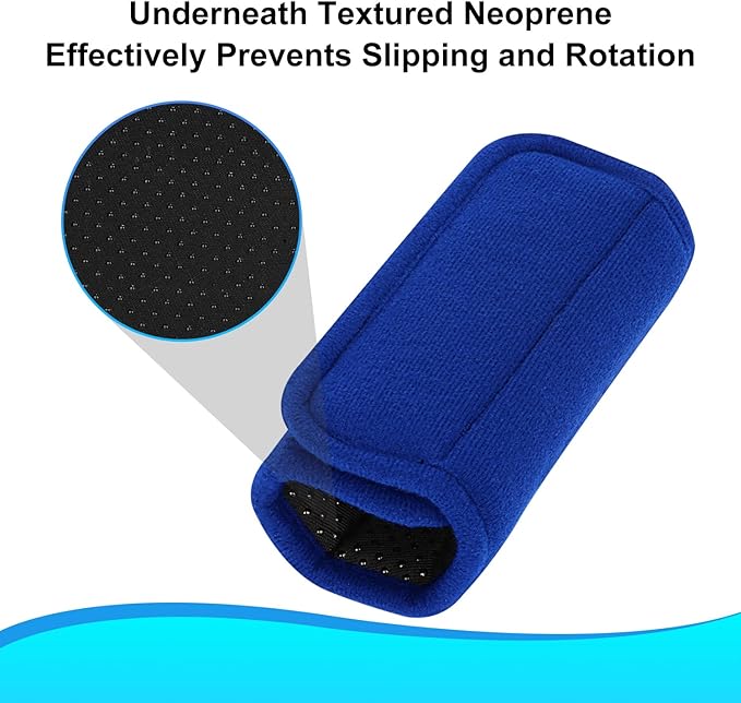 supregear Walker Grips (2 Pack), Soft Padded Hand Covers, Non-Slip Comfortable Cushion Padding for Folding Walker Handle, Moisture Wicking Mobility Accessory
