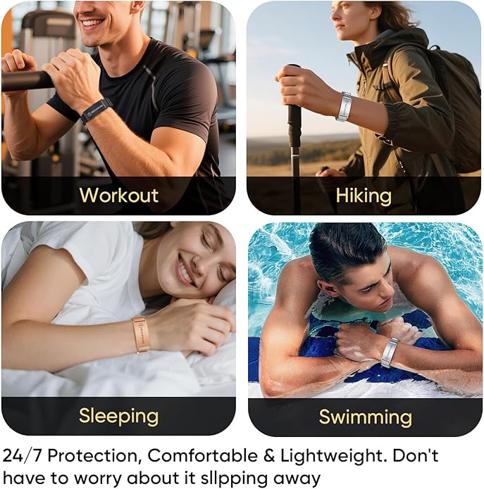 VNOX Medical Alert Id Bracelet for Men Women, Custom Engraving Adjustable Stainless Steel Customizable Mesh Emergency Survival Medic Bracelets Wristband Loop Band with Replacement Tag