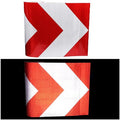 Reflective Tape Red and White Outdoor Waterproof 20 inch, High Visibility Hazard Conspicuity Safety Marking Tape (66 feet)