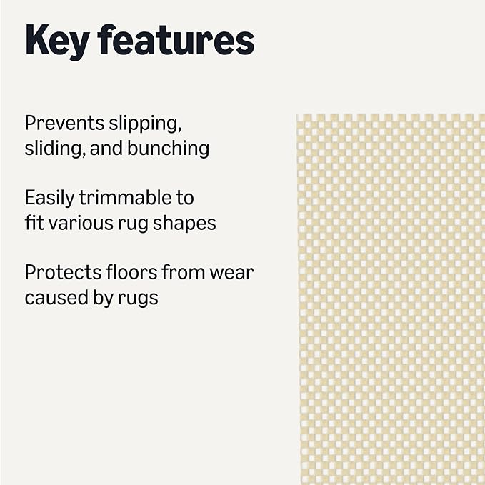 Amazon Basics Non Slip Rug Pad 4x6