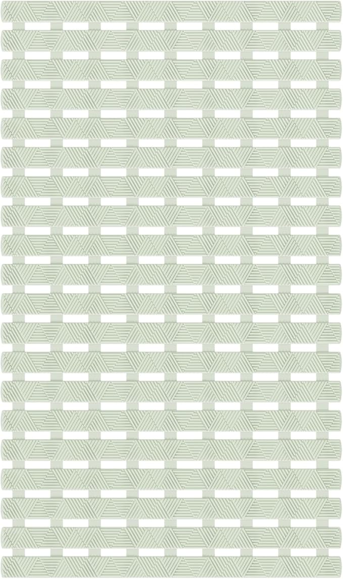 Bathtub Mat Non Slip - for Inside Bath Tub & Shower, Small 27x16 Inch, 180 Strong Suction Cups, Soft Textured Surface, Fast Drain & Quick Dry, Bathroom Safety Mat, Sage Green, Matace