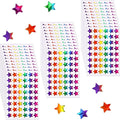 2400 Pcs Star Stickers for Kids Reward Holographic Star Stickers Reward for Behavior Chart School Classroom Teacher Supplies 0.6inch School Supplies for Classroom