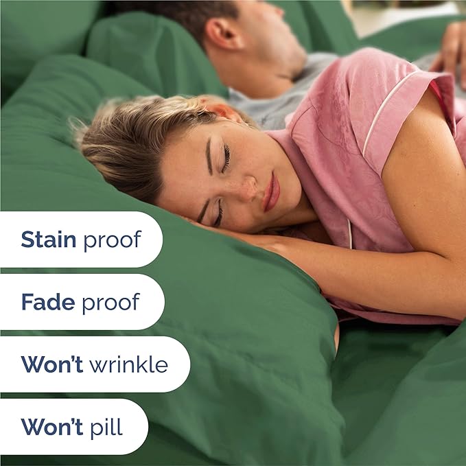 King 6 Piece Sheet Set - Cooling & Breathable Bed Sheets - Hotel Luxury Bed Sheets for Women, Men, Kids & Teens - Comfy Bedding w/Deep Pockets & Easy Fit - Soft & Wrinkle Free - King Emerald Sheets
