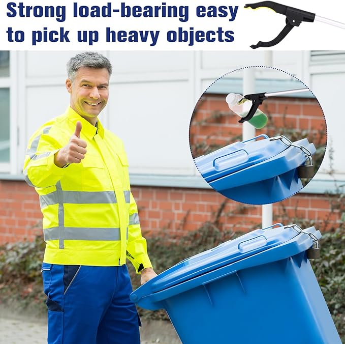 Sabary 20 Pcs Grabber Reacher Trash Pickers Bulk Tool 30'' Long Upper Back to School Litter Cleanup Heavy Duty Handy Mobility Aids Pick up Lightweight Nonslip Claw Elderly Arm Extension Stick