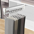 Pull Out Clothes Hanger Rod Adjustable Wardrobe Clothing Rail Hanger Rack Bar for Pants Clothes Stainless Steel (397mm/15.6inch)
