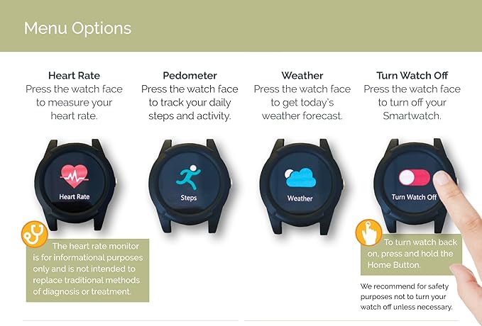Safety+ 4G Medical Alert System for Seniors: Smart Watch, Fall Detection, 24/7 Monitor, WiFi Locate, SOS Button, Small, Lightweight, (Call to Activate)