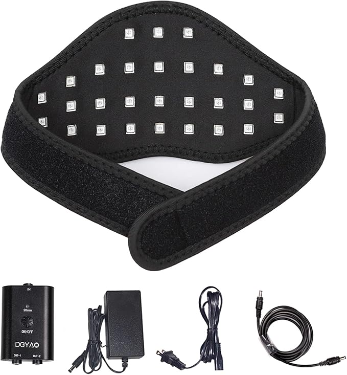 Infrared &Red Light Therapy Devices: Pain Relief 850NM LED Neck Pain Fatigue Light Therapy Warp Pad Home Use FDA Cleared Device