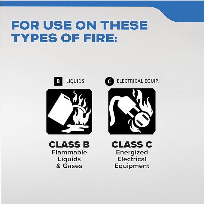 Kidde Fire Extinguisher for Boats, Single-Use 10BC