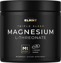 Triple Sleep Magnesium L-Threonate w. Apigenin, Theanine & Magtein Magnesium L Threonate - High Absorption Magnesium Supplement Capsules for Men and Women Magnesium Powder Pills