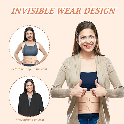 TEE TEA Posture Corrector for Women & Men – Adjustable Back Support Brace for Neck, Shoulder & Spine Muscle Relief – Improve Posture, Comfort & Confidence – Invisible & Comfortable Design (Beige, Small)