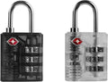 Suitcase Locks TSA Approved, Combination Lock for Locker, Combo Padlock for Gym Locker, Small Combination Padlocks for Outdoor Use, Suitcase, Gun Case, Ammo Can, Bag Zipper (Black+White)