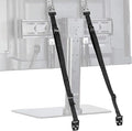 TV Anti-Tip Heavy Duty Dual Cable Kit, Non Tipping Safety Straps for Screens or Furniture Mounting, Adjustable Baby Proofing Anchor, Easy Install Hardware Included, STAND-SK02