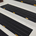 OrangeStar 5 Pack Stair Treads for Wooden Steps, 10" x 36" Non Slip Rubber Stair Mats Step Mat w/Nosing for Indoor, Outdoor