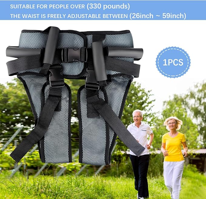 Transfer Belt with Leg Loops, Durable and Wear Resistant Geriatric Walking and Toddler Belt, Medical Nursing Safety Gait Assist Device for Bariatrics Pediatric Elderly Occupational Supplies