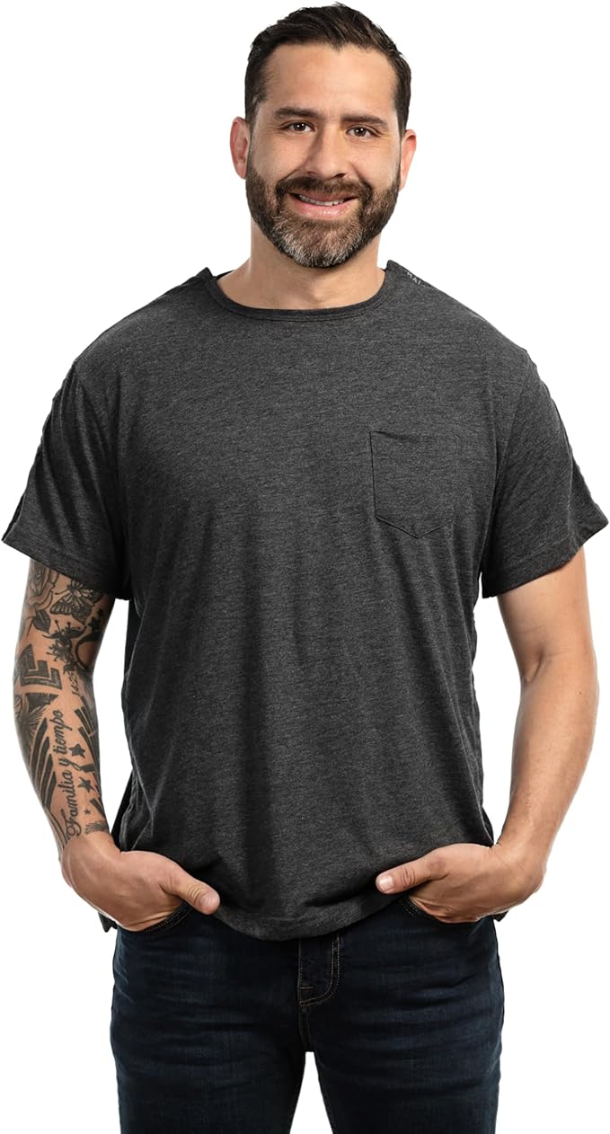 MAI We Care Post Shoulder Surgery Shirts for Men - Tear Away Recovery Apparel, Premium Chemotherapy Clothing