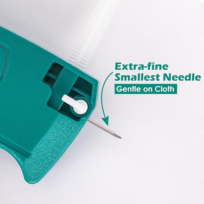 Price Tagging Gun for Clothing, 2-in-1 Stitch Gun & Retail Price Tag Attacher Gun for Clothes with 6 Needles & 1000pcs 0.2" & 1000pcs 2"Barbs Fasteners