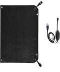 HeatTrak Heated Snow Melting Mat with Power Unit - Heated Outdoor Mats for Walkways - Electric Snow Melting Mats for Decks and Sidewalks - No-Slip Snow and Ice Melt Heated Sidewalk Mat (20” x 30")
