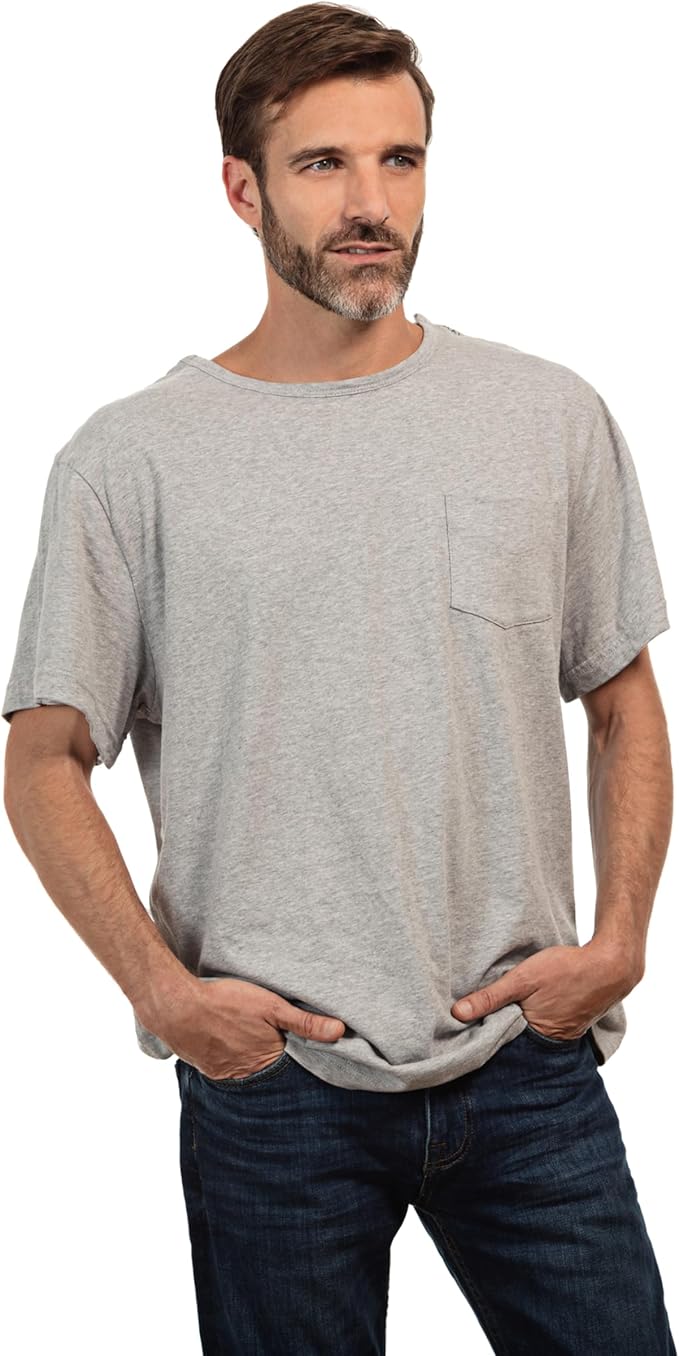 MAI We Care Post Shoulder Surgery Shirts for Men - Tear Away Recovery Apparel, Premium Chemotherapy Clothing