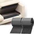 TEUVO 11cm(4.3") X 6M(19.7FT) Non Slip Couch Cushion Grips Holders Mattress Pads Strips Keep Mattress Bed Sheet Sofa Couch Cushion from Sliding Self Adhesive Hook and Loop Tape for Mattress Furniture