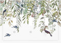 Green Leaf Eucalyptus Leaves Floral Bird Butterfly Decorative Switch Plates 3 Gang Wall Plate Triple Toggle Light Switch Cover Faceplate Electrical Wall Panels for Bed Room Living Room Decor
