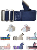NYOrtho Metal Buckle Gait Belt - Adjustable Machine Washable Strong and Durable Material Latex Free, Navy 54"
