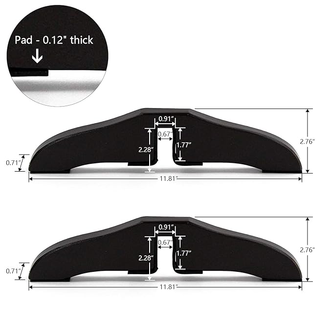 WELLAND Support Feet for 360 Degree Configurable Gate Collection, Espresso, A Pair