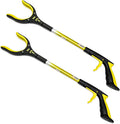RMS 2 Pack 21 Inch Short Grabber Reacher with Rotating Jaw - Mobility Aid Reaching Assit Tool