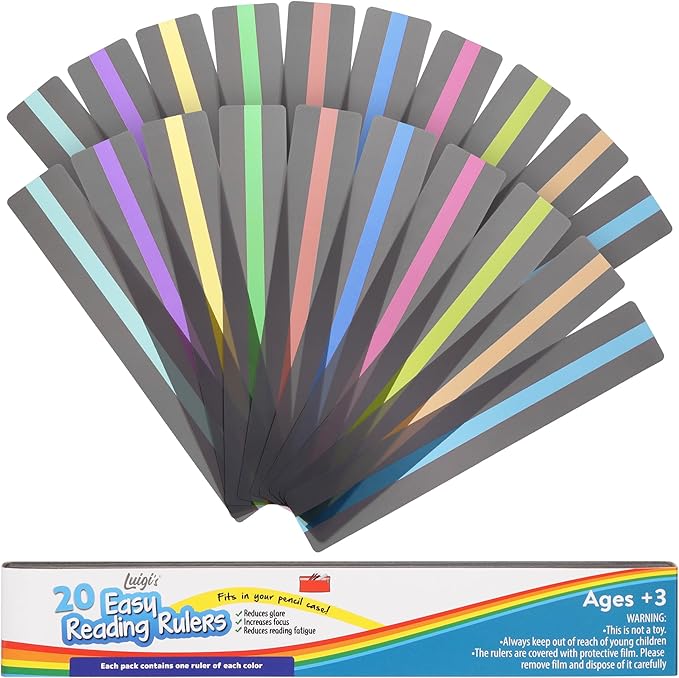 20 pcs Reading Stripe with Wrapped Paper+OPP Bag Packing