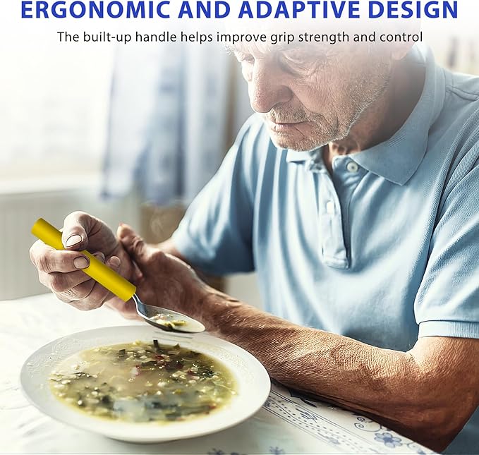 9pcs Foam Grip Tubing Adaptive Utensils Grip Tubing, Built up Grip Aid for Utensils, Tools and Pens for Elderly, Arthritic, Handicapped