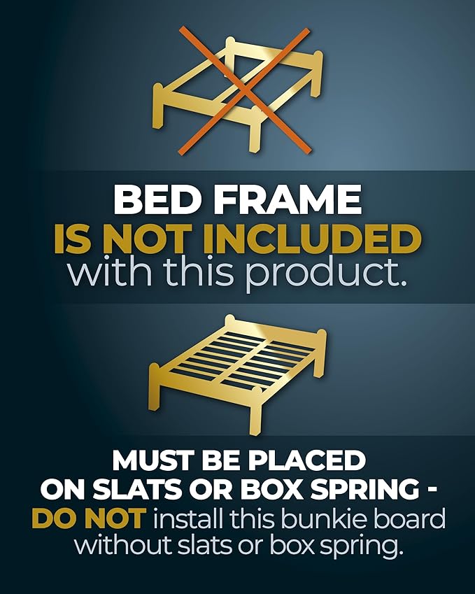 Premium 10mm King Size Bunkie Board (76" x 80") – Slim Low-Profile Mattress Support – Quiet, Moisture-Resistant, Lightweight Bed Board for Platform & Slatted Frames