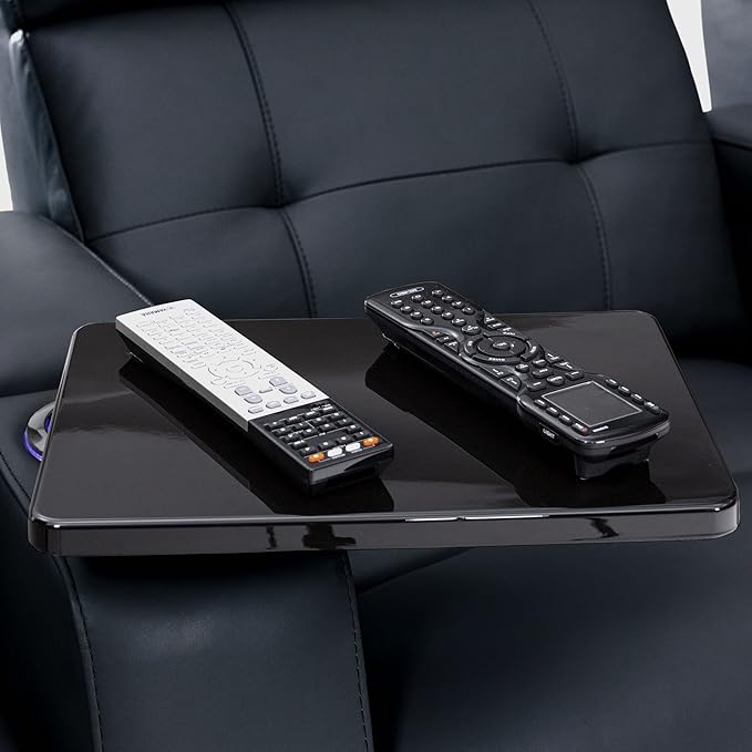 Seatcraft Kodiak Zero-Gravity CoolZero Italian Leather Home Theater Seating, Powered Headrest, Powered Lumbar, Powered Recline, Single Recliner, Black