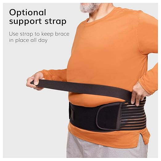 BraceAbility Obesity Belt Stomach Holder - Plus Size Men and Women's Big Belly Support Band Girdle for Hanging Stomach, Pendulous Abdominal Support, Lower Tummy Fat Lifter Pannus Sling (2XL)