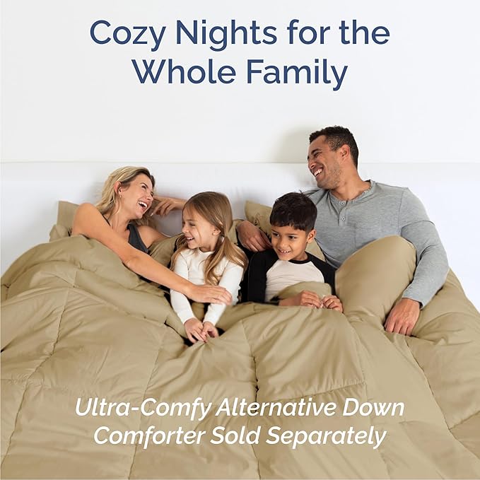 Queen 6 Piece Sheet Set - Cooling & Breathable Bed Sheets - Hotel Luxury Bed Sheets for Women, Men, Kids & Teens - Comfy Bedding w/Deep Pockets & Easy Fit - Soft & Wrinkle Free - Queen Beige Sheets