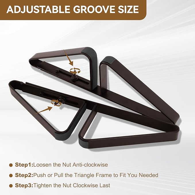 Support Feet for Pet Gate (Updated Version), Pet Gate Metal Support Feet Set of 2 for Extra Wide Foldable Dog Gate, Easy to Install, A Pair of Safety Fence Feet for Wooden Dog Gate, Brown
