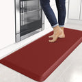 4/5 Inch Thick Kitchen Mats for Floor, StepRite Kitchen Rug for Standing Desk, Non-Slip, Thicker, Stain & Water Resistant, Comfort Anti Fatigue Floor Mat for Home, Kitchen, Office - Red,54 * 22''
