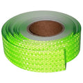 Industrial Reflective Tape Green 2 inch Wide, Outdoor Waterproof Hazard Conspicuity Warning Marking Tape (66 feet)