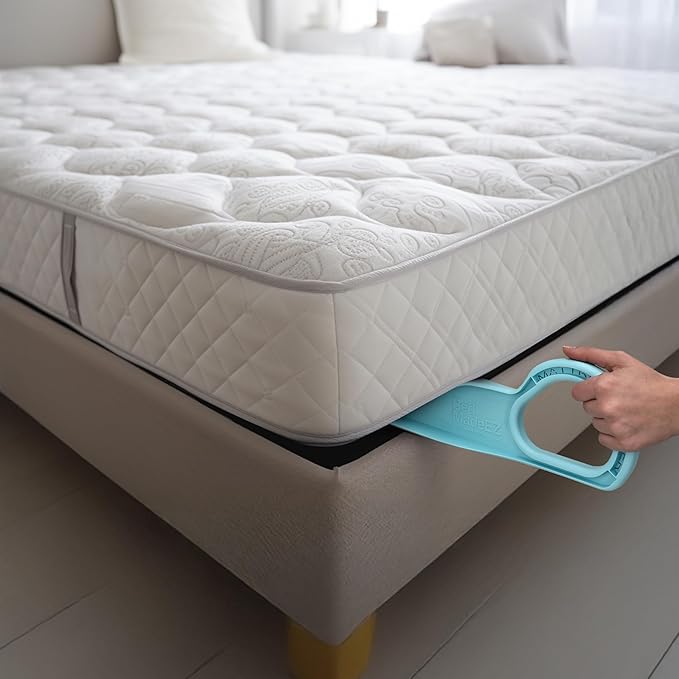 Mattress Lifter & Bed Maker Tool for Changing Bed| Patented & Made in USA | Lifts & Holds The Mattress, Tucks Sheets, Removes Sheets, Bed Skirts and More