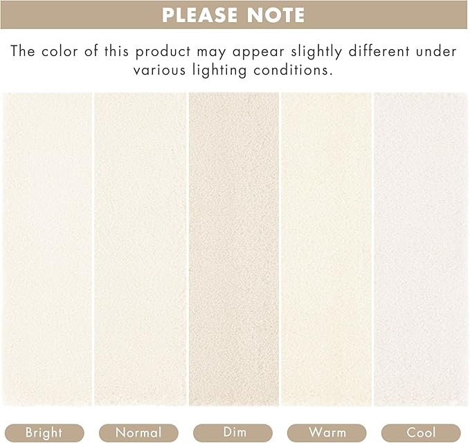 Madison Park Non Slip, Luxrurious Plush Mat, Absorbent, Quick Dry, Spa Design Bath Room Décor Marshmallow Bathroom Rug, 20x24, Cream