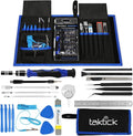 TackTik Precision Screwdriver Set TOOL KIT 80-Piece Multi-Bit Screwdriver with Multiple Bits, Magnetic Repair, Tweezers, Suction Cups, Cleaners for Computer, iPhone, Laptop, PC, Cell Phone,